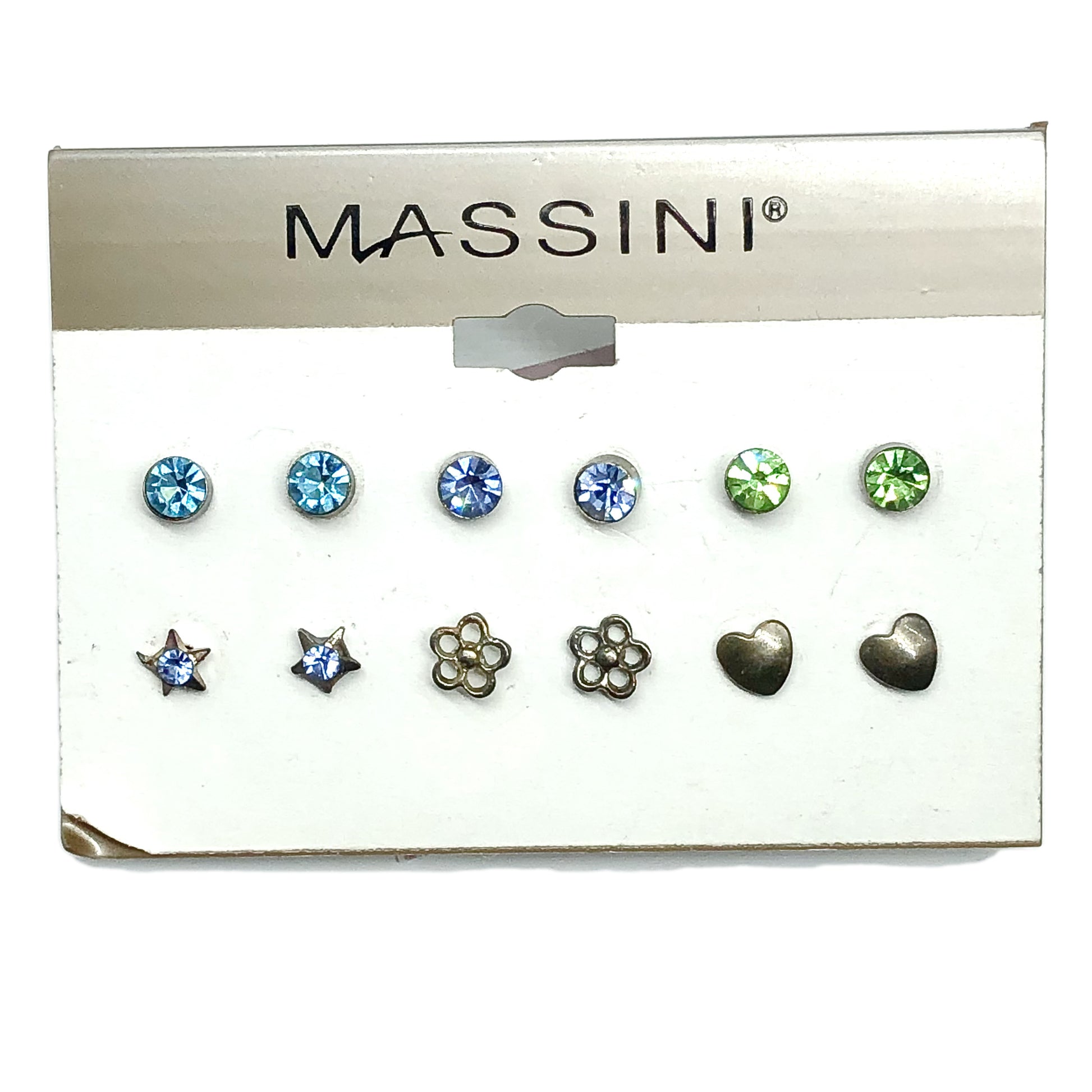 Jewelry | Earrings 6 Assorted Bronzed Classic Crystal Stud Earrings  - Blingschlingers USA Overstock Jewelry