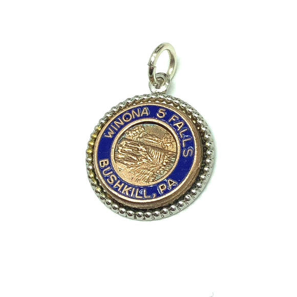 Vintage Jewelry | Sterling Silver Bushkill Pennsylvania Winona 5 Falls Charm Pendant - Blingschlingers Jewelry