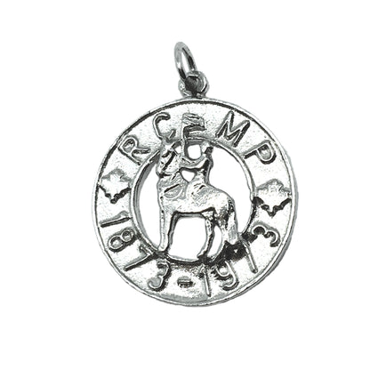 Vintage Jewelry | 1973 Sterling Silver Royal Canadian Mounted Police Charm Pendant