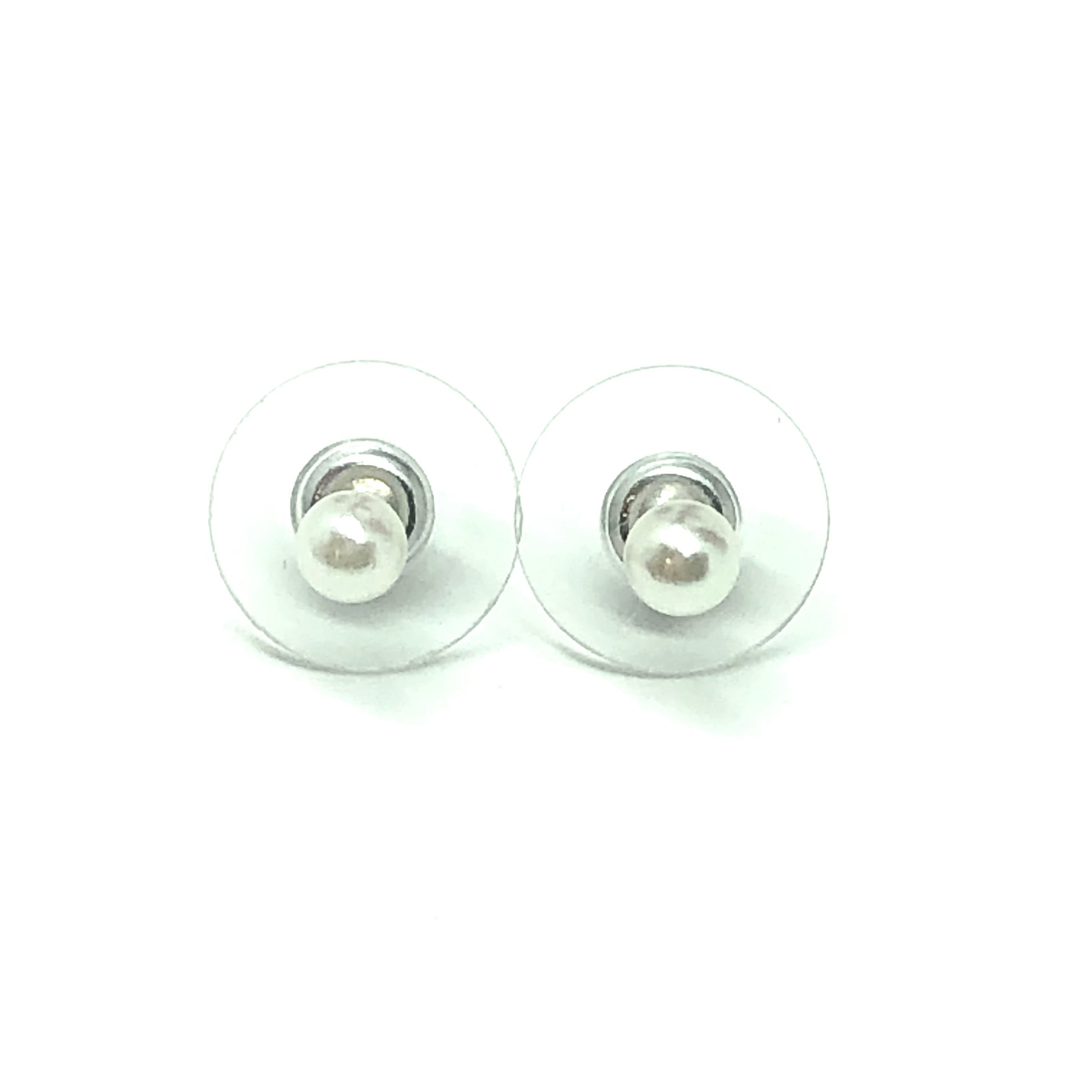 Earrings | Small Sterling Silver 4mm Faux Pearl Stud Earrings