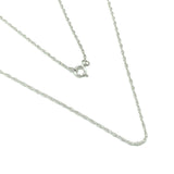 Jewelry - Sterling Silver 24 in Slim Rope Layering Chain Necklace  - Blingschlingers Jewelry