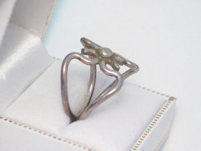 Ring | Unique Sterling Silver Rugged Wavy Style Ring sz11 | Jewelry