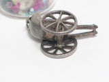 Bracelet Charms - Sterling Silver 3D Rickshaw Charm - Silver Charms & Pendants