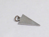Sterling Silver charm newport news pendant flag pennant Virginia HS high school reunion gift - Blingschlingers Jewelry