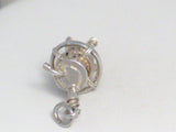 3D Charms | Backwoods Sterling Silver 3D Potbelly Stove Charm Pendant | Estate Jewelry Online