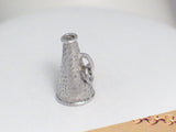 Charm | Sterling Silver 3D Movie Directors Megaphone Charm | Jewelry