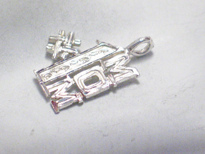 Pendant | Sterling Silver #1 Mom Pendant | Blingschlingers  Jewelry online