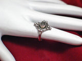 Rings | Vintage Sterling Silver Ring with Stone 5.75 | Discount Estate Jewelry online