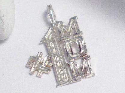 Pendant | Sterling Silver #1 Mom Pendant | Jewelry | Soccer Mom Gift