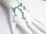 Chains | Womens Captivating Sterling Silver Turquoise Bead Y Necklace 17.5" | Necklaces