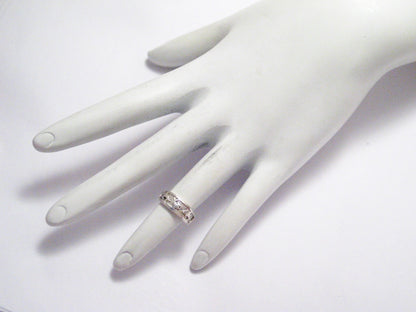 Sterling Silver Dolphin Pattern Band for Midi Pinky or Toe Ring 1.25