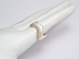 Silver Ring | Sterling Silver Rugged Wavy Design Band sz6 | Jewelry