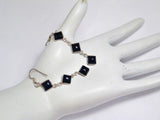 Earrings Womens Long Sterling Silver Black Onyx Dangle Earrings | Jewelry online
