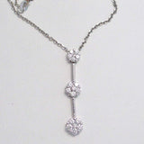 Womens Necklace | 14k White Gold Diamond Necklace 16" | Discount Estate Fine Jewelry online at Blingschlingers