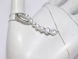 Chain Necklace Pendant Set Sterling Silver Box Link Cz Gemstone Charm 18" - Blingschlingers Jewelry