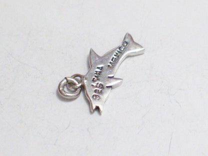 Charm | Vintage Sterling Silver Jumping Dolphin Pendant | Jewelry