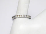 Ring | Sterling Silver White Cubic Zirconia Eternity Stacking Ring sz9.25 | Jewelry