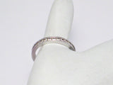 Ring | Sterling Silver White Cubic Zirconia Eternity Stacking Ring sz9.25 | Jewelry
