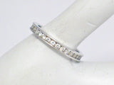Ring | Sterling Silver White Cubic Zirconia Eternity Stacking Ring sz9.25 | Jewelry