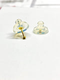 Gold Earring Backs | Womens 14k Gold Disc Style Earring Backs | Jewelry Findings