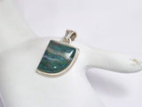 Pendants | Sterling Silver Bloodstone Quartz Stone Pendant | Discount Jewelry online