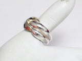 Silver Ring | Sterling Silver Wide Band Knot Ring 7.75 | Mens Womens Jewelry