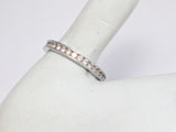 Ring | Sterling Silver White Cubic Zirconia Eternity Stacking Ring sz9.25 | Jewelry