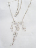 Chains | Sterling Silver White Moonstone Bead Necklace 17.5" | Necklace