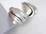 Earrings | Womens Vintage Sterling Silver Geometric Triangle ClipOn Earrings | Jewelry