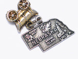 Charm | Vintage Sterling Silver Grand Island Lincoln Nebraska Charm | Jewelry