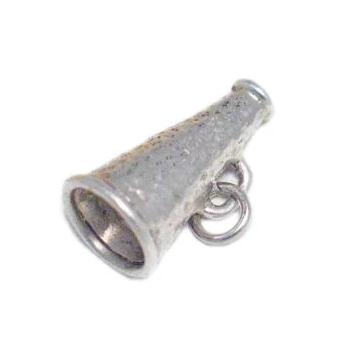 Charm | Sterling Silver 3D Movie Directors Megaphone Charm | Jewelry