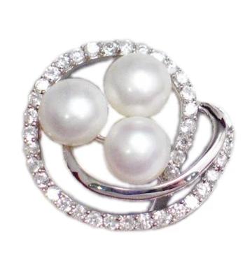 Big Ring, Woman's White Pearl Glittery Cz Stone Wide Spiral Halo Design Cocktail Statement Ring